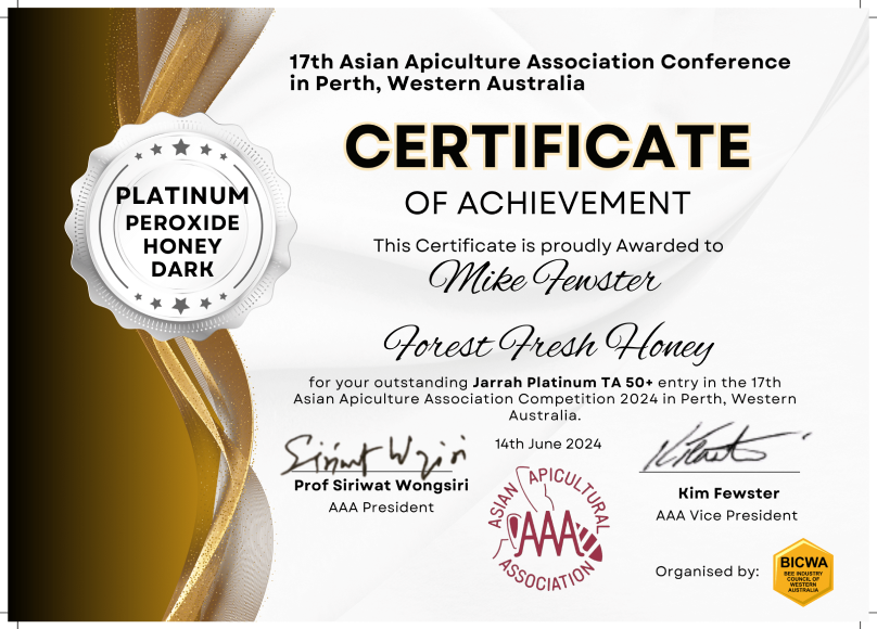 Asian Apiculture Certificate