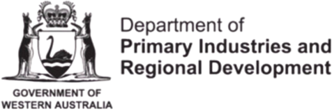The department of primary industrial and regional development logo.